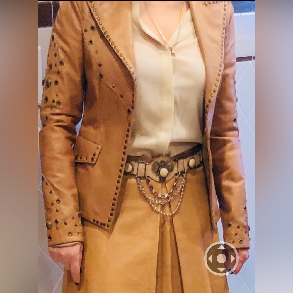 EREZ Vera Pelle studied leather jacket made in Italy - Picture 6 of 6